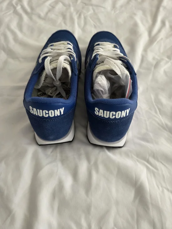 Saucony Blue Retro Runner Sneakers NWOB Sz 10 - Picture 4 of 6